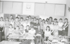 Zdjęcie klasowe, Białystok, druga połowa lat 70. XX w., fot. ze zbiorów Andrzeja Trzcińskiego