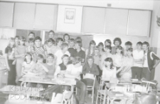 Zdjęcie klasowe, Białystok, druga połowa lat 70. XX w., fot. ze zbiorów Andrzeja Trzcińskiego