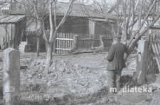 Drewniana zabudowa, Białystok, druga połowa lat 70. XX w., fot. ze zbiorów Andrzeja Trzcińskiego