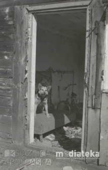 Drewniana zabudowa, Białystok, druga połowa lat 70. XX w., fot. ze zbiorów Andrzeja Trzcińskiego