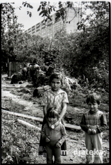 Stara zabudowa, Piaski, Białystok, druga połowa lat 70. XX w., fot. ze zbiorów Andrzeja Trzcińskiego