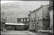 Stara zabudowa, Piaski, Białystok, druga połowa lat 70. XX w., fot. ze zbiorów Andrzeja Trzcińskiego