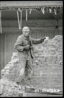 Stara zabudowa, Piaski, Białystok, druga połowa lat 70. XX w., fot. ze zbior&oacute;w Andrzeja Trzcińskiego