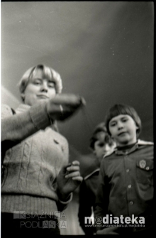 Zajęcia szkolne, Szkoła Podstawowa nr 25 im. Janusza Kusocińskiego, ul. Zwierzyniecka 9a, Białystok, druga połowa lat 70. XX w., fot. ze zbiorów Andrzeja Trzcińskiego