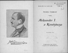 Aleksander I a Konstytucya