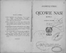 Ojcowie nasi : nowele