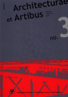 Architecturae et Artibus. Vol. 10, no. 3