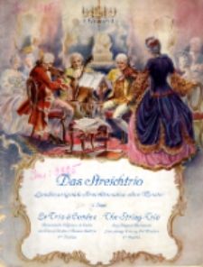 Das Streichtrio : Leichte, orginale Streichtriosätze alter Meister : für 2 Violinen und Violoncello (Violine, Viola und Violoncello) 1. Lage.