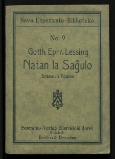 Natan la saĝulo : drameca poemo en kvin aktoj