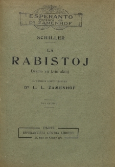 La rabistoj : dramo en kvin aktoj