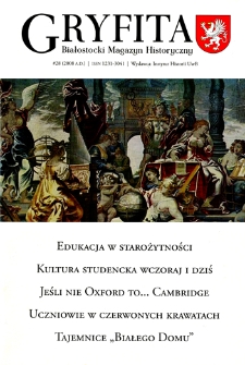 Gryfita : białostocki magazyn historyczny 2008, nr 28
