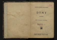 Dymy : powieść