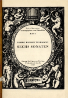 Sechs Sonaten