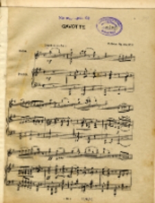 Gavotte. Op. 314. No. 3