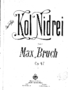 Kol nidrei. Op. 47 (aranż.)