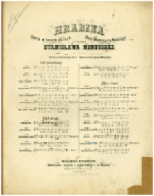 Hrabina : opera w trzech aktach : Akt trzeci. No 23, Śpiew Hrabiny Zbudzić się z ułudnych snów