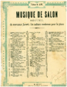 Les cloches du soir : morceau de salon