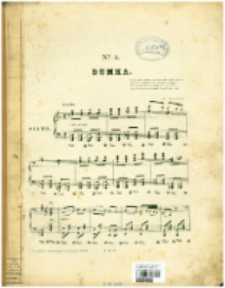 Dumka No 5, Każut lude szczom szczastływa [...] ułożona na fortepian przez F. Jarońskiego.