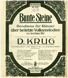 Rondo : über das Lied : Es zogen drei Bursche wohl über den Rhein, Op. 110