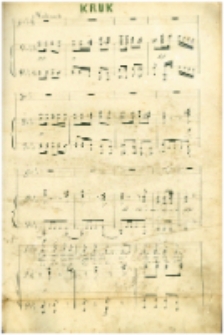 Kruk :piosnka litewska