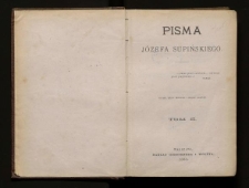 Pisma Józefa Supińskiego. T. 2