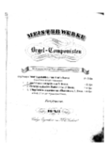 Fünf Choralvorspiele. Organy. Op. 4.