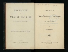 Geschichte der Französischen Litteratur : von ihren Anfängen bis auf die neueste zeit