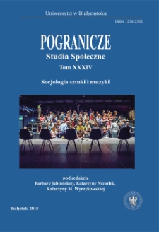 Pogranicze : studia społeczne. T. 34