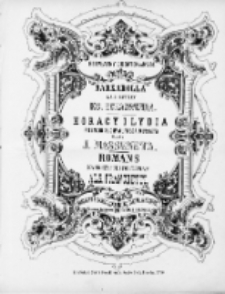 Barkarolla : na fortepian / Ks. Scharwenka.