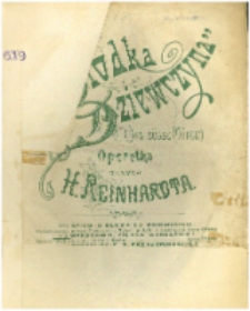 Słodka dziewczyna =( Das süsse Mädel) : operetka. No. 2, Warszawo, Piękna Warszawo!