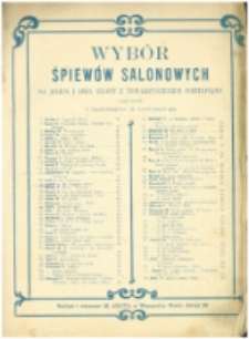 Cyganie = Le Zingare : duet