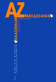 Akademia Zarządzania. Vol. 3, iss. 2
