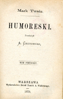 Humoreski. T. 1