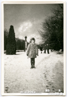 Portret dziewczynki, Park Planty, Białystok, 1968 r.