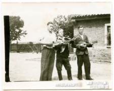 Polscy więźniowie, okolice Działdowa, 1943 r.