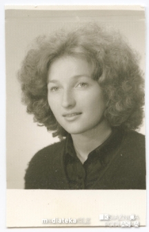 Portret Ireny Michalczuk, ul. Lipowa 27, Białystok - 1.06.1973, Fot. Zakład Fotograficzny Szymborskich