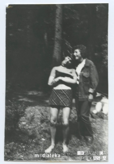 Na ścinaniu drzew, Przewalanka (woj. podlaskie), lata 60., 70. XX w.