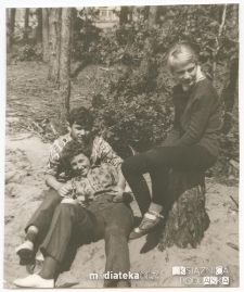 Na wycieczce objazdowej, Puławy (woj. lubelskie), maj 1969 r.