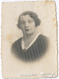 Portret babci Wacławy Rusinowicz, lata 30. XX w.