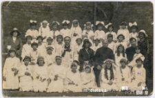 Pamiątka Pierwszej Komunii Świętej Haliny Rusinowicz, Kościół Wniebowzięcia Najświętszej Marii Panny, ul. Kościelna 2, Białystok, 11.06.1931