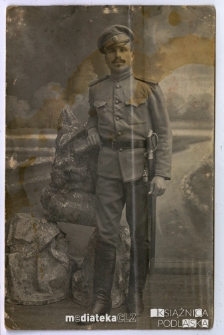 Portret Kazimierza Kuczyńskiego wykonany w atelier, Białystok, 28.10.1916