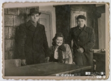 Zdjęcie Beni Stępniak w pomieszczeniu, Białystok, 1943 r.