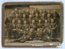 Zdjęcie grupowe żołnierzy polskich, lata 20. 30. XX w.