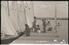 Kurs żeglarski dla dzieci i młodzieży na Stawach Dojlidzkich, Białystok, lata 60. 70. XX w.