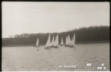 Kurs żeglarski dla dzieci i młodzieży na Stawach Dojlidzkich, Białystok, lata 60. 70. XX w.