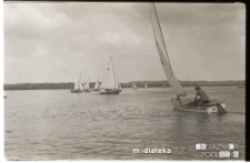 Kurs żeglarski dla dzieci i młodzieży na Stawach Dojlidzkich, Białystok, lata 60. 70. XX w.