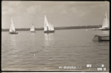 Kurs żeglarski dla dzieci i młodzieży na Stawach Dojlidzkich, Białystok, lata 60. 70. XX w.