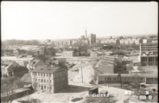 Widok z wieżowca na ul. Legionową i ul. Kalinowskiego, Białystok, 1975 r.