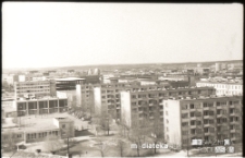 Widok z wieżowca na ul. Legionową i ul. Kalinowskiego, Białystok, 1975 r.