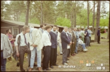 Obchody pięćdziesięciolecia 9. Białostockiej Drużyny Harcerzy "Błękitna Dziewiątka" im. Stefana Czarnieckiego, Baza Hufca ZHP Białystok w Borkach, 18.05.1996